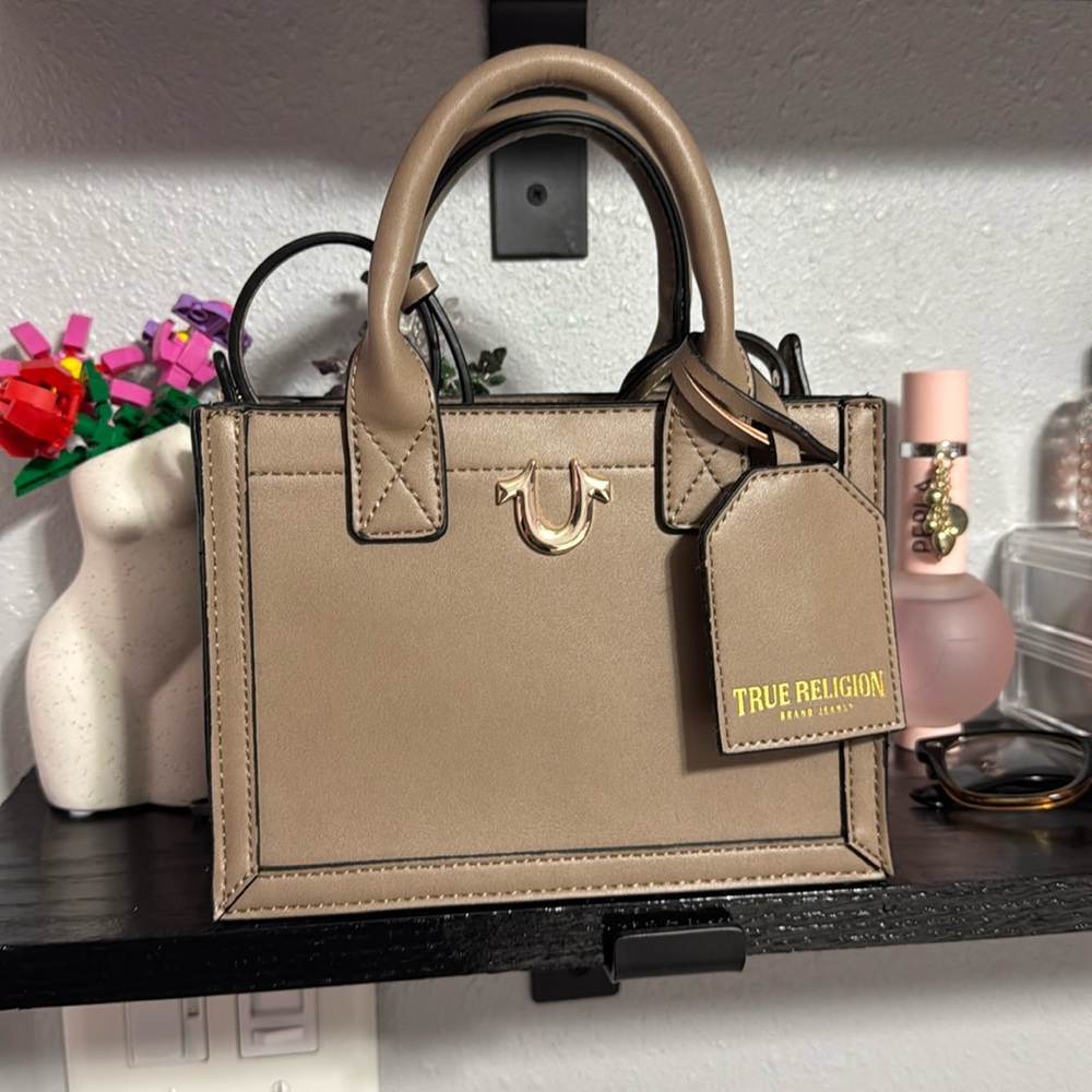 True religion mini tote bag